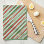 Gingerbread House and Gingerbread Männer Küche Tow Geschirrtuch (Viertel Falte)