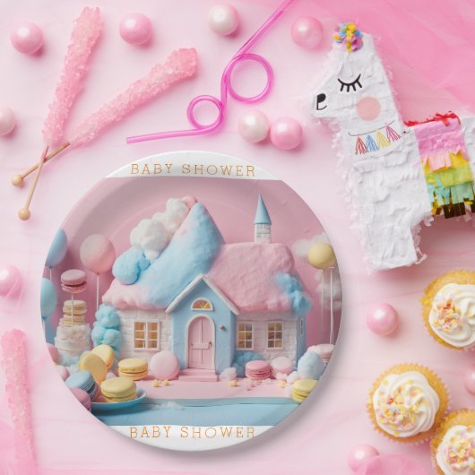 Gingerbread House Baby Dusche Pappteller (Party)