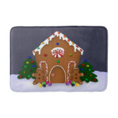 Gingerbread House Bath Mat Badematte (Vorderseite)