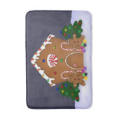 Gingerbread House Bath Mat Badematte (Vorderseite Vertikal)