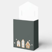 Gingerbread House Boy Baby Shower Favor Boxes Geschenkschachtel (Geöffnet)