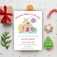 Gingerbread House Christmas Baby Shower
