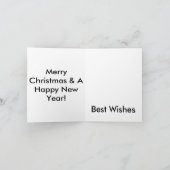 Gingerbread House Christmas Card Feiertagskarte (Innenseite)