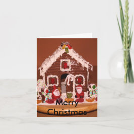 Gingerbread House Christmas Card Feiertagskarte