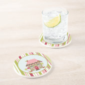 Gingerbread House Christmas Drink Untersetzer (Seite)