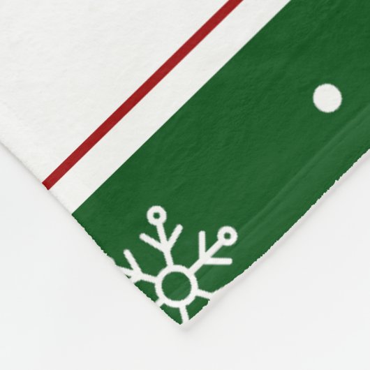 Gingerbread House Christmas Fleecedecke (Ecke)