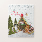 Gingerbread House Christmas Jigsaw Puzzle (Vertikal)