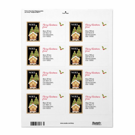 Gingerbread House & Christmas Trees (Vorne)