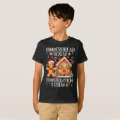Gingerbread House Construction Crew Cookie Baking  T-Shirt (Vorne ganz)