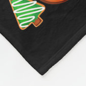 Gingerbread House Construction Crew Decorating Bak Fleecedecke (Ecke)