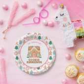 Gingerbread House | Cookie Exchange Personalisiert Pappteller (Party)