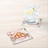 Gingerbread House Decorating Party Rechteckiger Pappuntersetzer (Vor Ort)