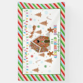 Gingerbread House Decoration Party Banner (Vertikal)