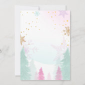 Gingerbread House Decoration Party einladen Cookie Einladung (Rückseite)