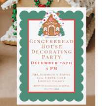 Gingerbread House Decoration Party
