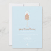 Gingerbread House Decoration Party Einladung (Vorderseite)