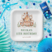 Gingerbread House Dekorieren Geburtstagsparty Pappteller (Party)