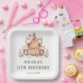 Gingerbread House Dekorieren Geburtstagsparty Pappteller (Party)