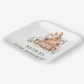 Gingerbread House Dekorieren Geburtstagsparty Pappteller (Gewinkelt)