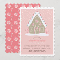 Gingerbread House Dekorieren Pink Holiday Party