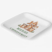 Gingerbread House Dekorieren Weihnachtsgebäck Part Pappteller (Gewinkelt)