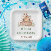 Gingerbread House Dekorieren Weihnachtsgebäck Part Pappteller (Party)