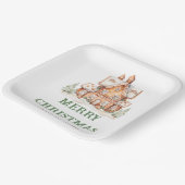 Gingerbread House Dekorieren Weihnachtsgebäck Part Pappteller (Gewinkelt)