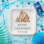 Gingerbread House Dekorieren Weihnachtsgebäck Part Pappteller (Party)