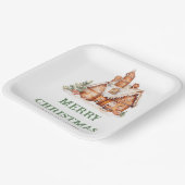 Gingerbread House Dekorieren Weihnachtsgebäck Part Pappteller (Gewinkelt)