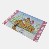 Gingerbread House Doormat Fußmatte (Schrägansicht)