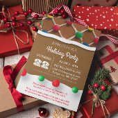 Gingerbread House Einladung