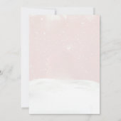 Gingerbread House Elegantes Weihnachtsfest Party Einladung (Rückseite)