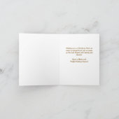 Gingerbread House Feiertagskarte (Innenseite)