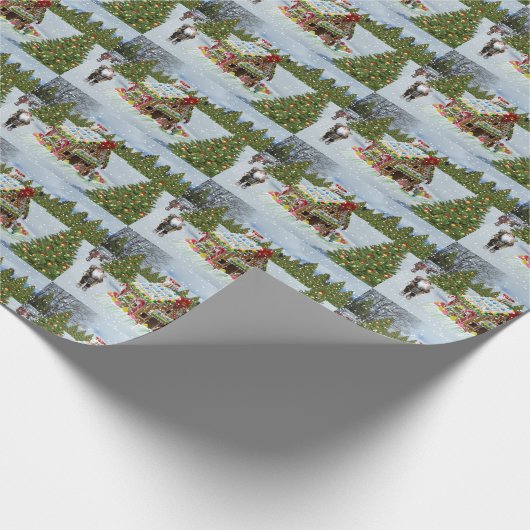 GINGERBREAD HOUSE GESCHENKPAPIER (Ecke)