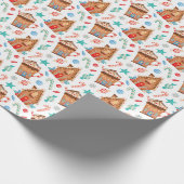 Gingerbread House Geschenkpapier (Ecke)
