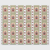 Gingerbread House Geschenkpapier (Flach)