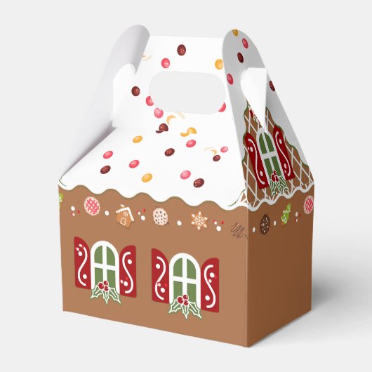 Gingerbread House Geschenkschachtel (Vorderseite)