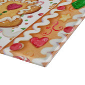Gingerbread House Gingerbread Man Cutting Board Schneidebrett (Ecke)