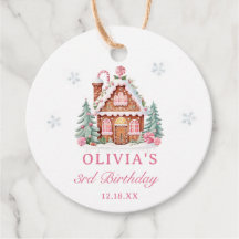 Gingerbread House Girl 1. Geburtstag Party