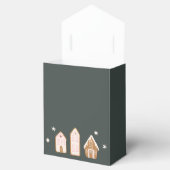 Gingerbread House Girl Baby Shower Favor Boxes Geschenkschachtel (Geöffnet)