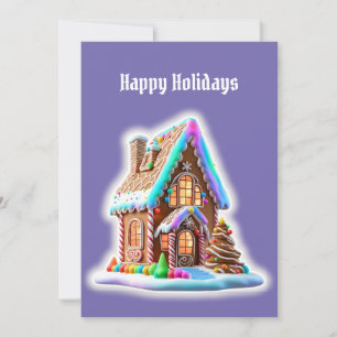 Gingerbread House Gruß Feiertagskarte