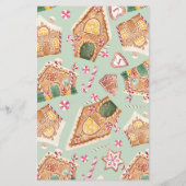 Gingerbread House Holiday Party Einladung (Rückseite)