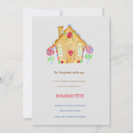Gingerbread House Holiday Party Einladungen