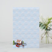 Gingerbread House Holiday Writer Paper Briefpapier (Stehend Vorderseite)