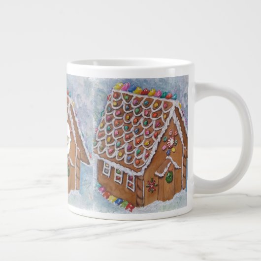 GINGERBREAD HOUSE Jumbo-Tasse (Rechts)