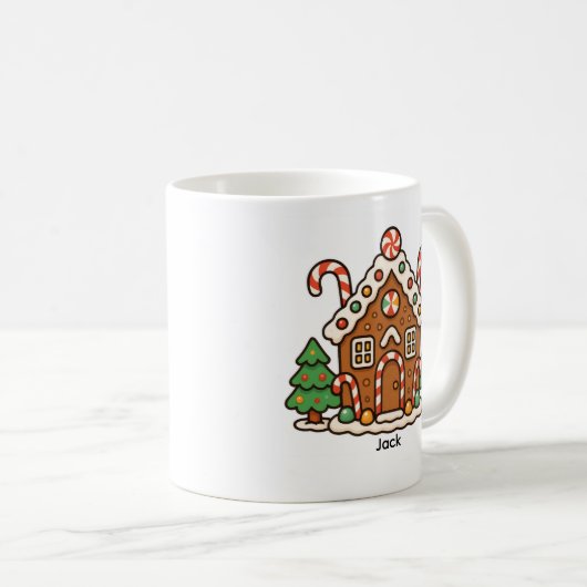 Gingerbread House Kaffeetasse (VorderseiteRechts)