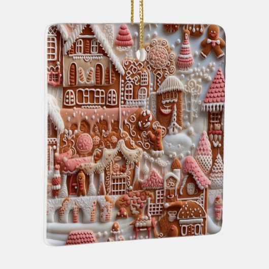 Gingerbread House Keramikornament (Rechts)