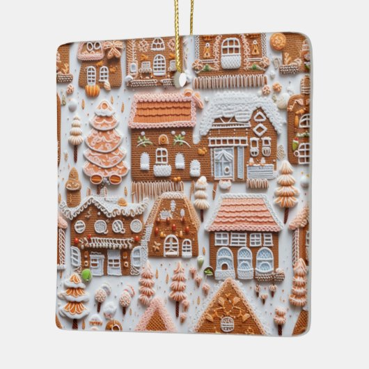 Gingerbread House Keramikornament (Links)