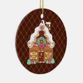Gingerbread House Keramikornament (Rechts)