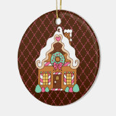 Gingerbread House Keramikornament (Links)